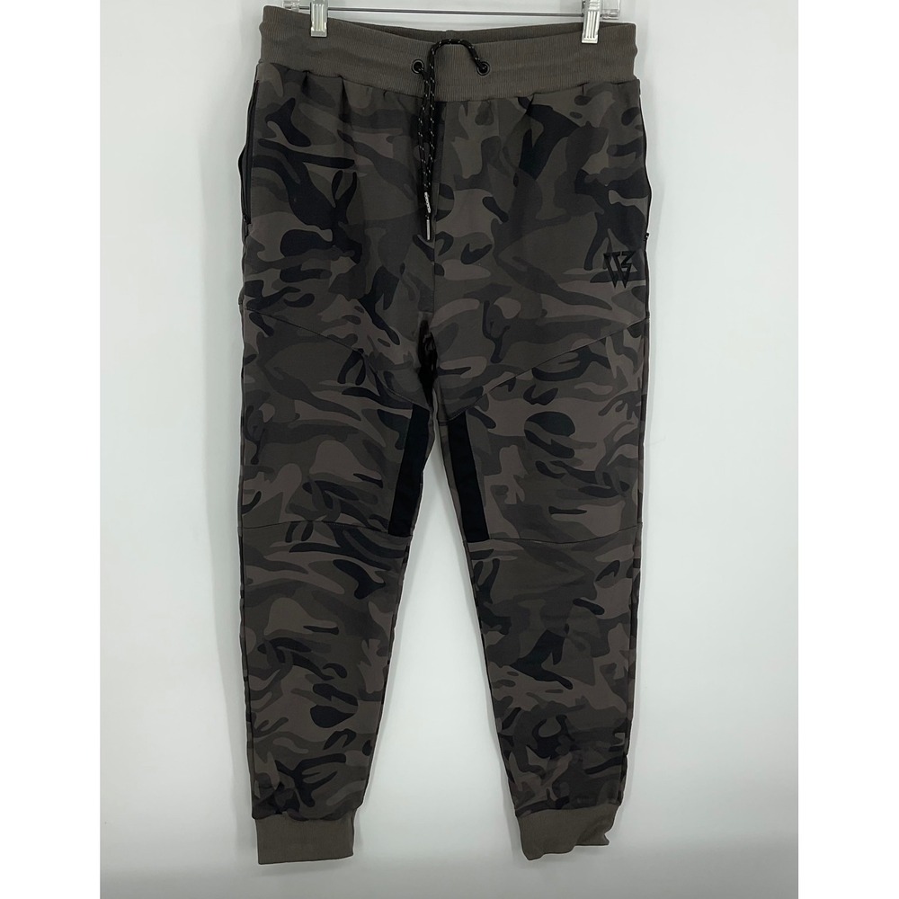 ZEN WILL Camo Cargo Jogger Pants Men's XL Athletic Comfort Drawstring‎ Pockets
